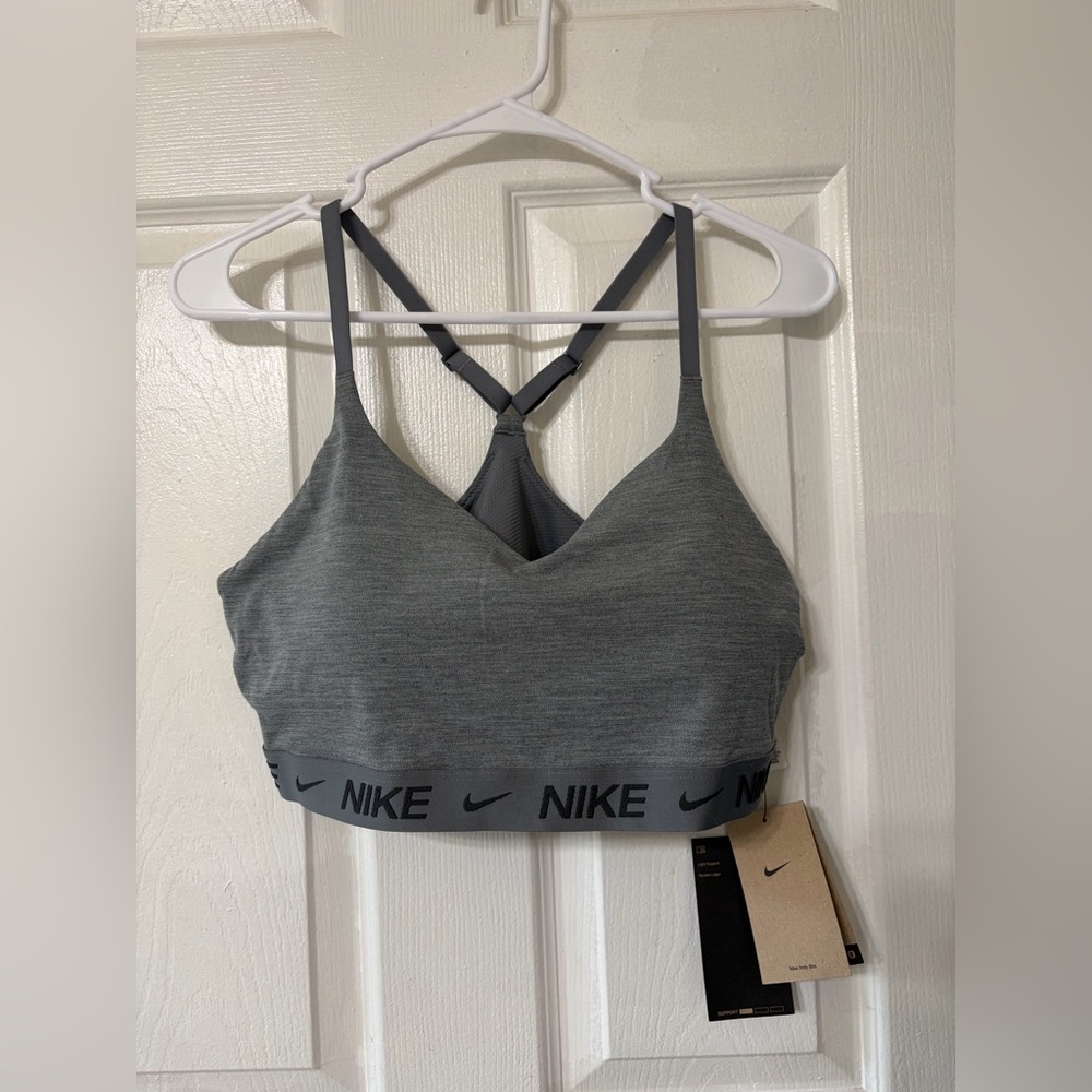 Nike Women's Charcoal Strappy Sports Bra